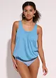 Tankini topp i vid modell, bonprix
