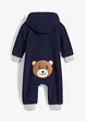 Fleeceoverall til baby, bonprix