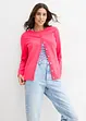 Cardigan med rund hals, bonprix