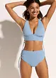 Bikini med topp med kryssende stropper (2-delt sett), bonprix