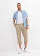 Lang bermudashorts i ren bomull, Regular Fit, bonprix
