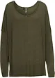 Oversized strikkegenser i viskosemiks, bonprix