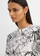 Kortermet bluse av 100% bomull, bonprix