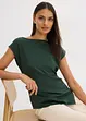 Asymmetrisk topp i behagelig scuba-materiale, bonprix