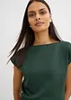 Asymmetrisk topp i behagelig scuba-materiale, bonprix