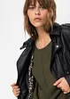 Oversized strikkegenser i viskosemiks, bonprix