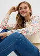 Myk 2-i-1-mamma-/ammesweatshirt med hette, bonprix