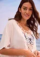 Transparent strandtunika i viskose, bonprix
