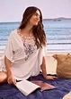 Transparent strandtunika i viskose, bonprix