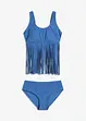 Tankini med frynser (2-delt sett), bonprix