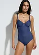 Badedrakt med spiler i denimlook, bonprix
