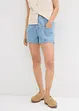 Jeansshorts High Waist, komfortlinning, bonprix