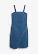 Denimkjole i omslagsstil, bonprix