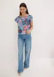 Carmenbluse av lett viskosemiks, bonprix
