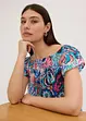 Carmenbluse av lett viskosemiks, bonprix