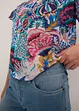 Carmenbluse av lett viskosemiks, bonprix