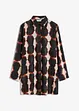 Lang bluse med batikk-print, bonprix