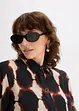 Lang bluse med batikk-print, bonprix