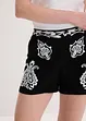 Shorts med broderi, av myk viskosemiks, bonprix