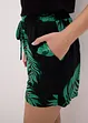 Shorts med print av lett viskose, bonprix