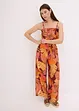 Jumpsuit i lett viskose med trykt mønster, bonprix