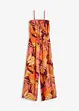Jumpsuit i lett viskose med trykt mønster, bonprix
