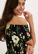 Off shoulder-kjole i myk viskosemiks, bonprix
