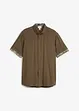 Kortermet skjorte i viskose, Slim Fit, bonprix