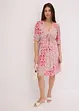 Mesh-tunikakjole med print, bonprix