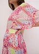 Jerseykjole med blonde av myk viskosemiks, bonprix
