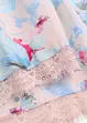 Lang pyjamasbukse i glinsende sateng, bonprix