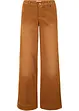 Kordfløyelsbukse med stretch, Wide, bonprix