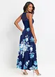 Maxi-sommerkjole med blomsterprint og blonde, bonprix