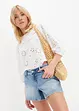Jeansshorts, Mid Waist, stretch, bonprix