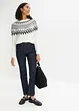 Wide Leg-jeans High Waist, stretch, bonprix