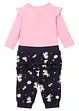Langermet babybody+sweatbukse økologisk bomull (2-delt sett) , bonprix