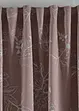 Mørkleggingsgardin med bladmønster (1-pack), bonprix