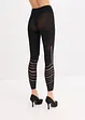 Leggings med komfortlinning og hullbroderi 80 DEN, bonprix