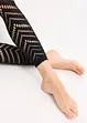 Leggings med komfortlinning og hullbroderi 80 DEN, bonprix