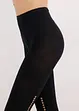 Leggings med komfortlinning og hullbroderi 80 DEN, bonprix