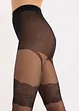Strømpebukse i straps-strømpe look 30 DEN, bonprix