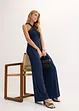 Jersey jumpsuit med laser-cut outs, bonprix