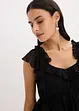 Chiffonkjole i A-modell, bonprix