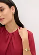 Bluse i glinsende sateng, bonprix