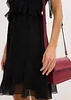 Chiffonkjole i A-modell, bonprix