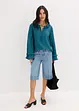 Jeansbermuda Mid Waist, Low Stretch, bonprix