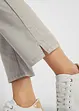 Bukse med stretch og rette ben, Mid Waist, bonprix