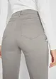 Bukse med stretch og rette ben, Mid Waist, bonprix