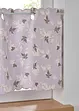 Gardinkappe av økologisk bomull med blomsterprint, bonprix