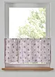 Gardinkappe av økologisk bomull med blomsterprint, bonprix